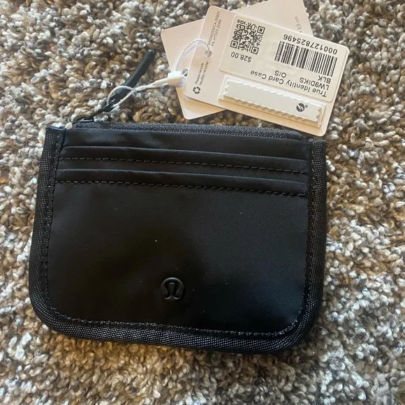 NWT Lululemon Black Card Case - Picture 1 of 1